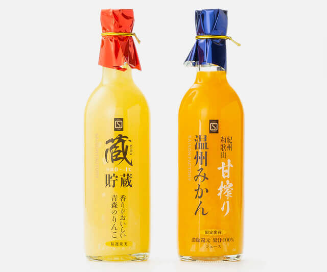 【セゾンファクトリー】温州みかんジュースと青森のりんごジュースのギフトセット