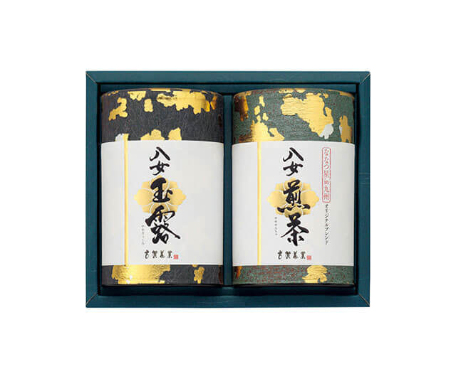 【古賀茶業】福岡八女玉露・煎茶詰合せ