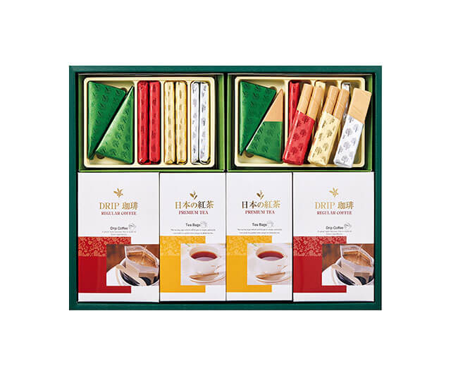 【Ｔｅａ－Ｔｓｕ・本髙砂屋】珈琲・紅茶・エコルセ詰合せ