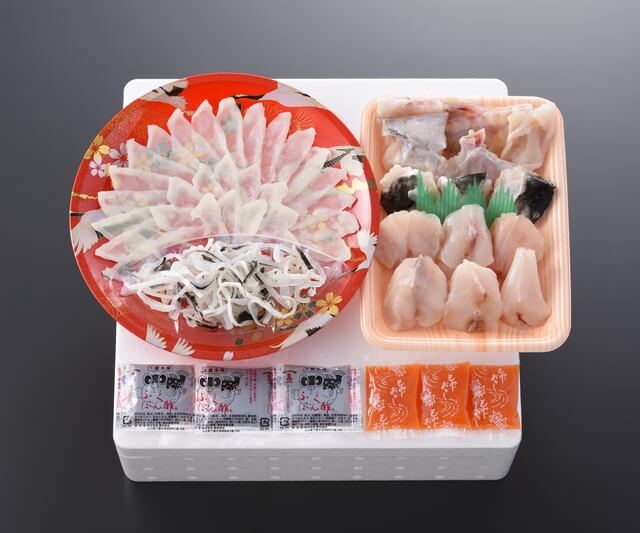【関とら本店】【山口県】真ふく刺身とふくちりセット