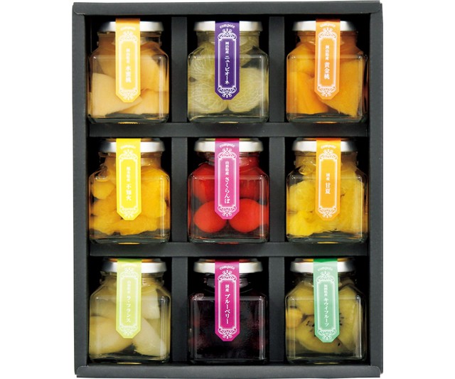 【ＦＲＵＩＴＳ－Ｊ】《お中元》国産果実のミニコンポート詰合せ