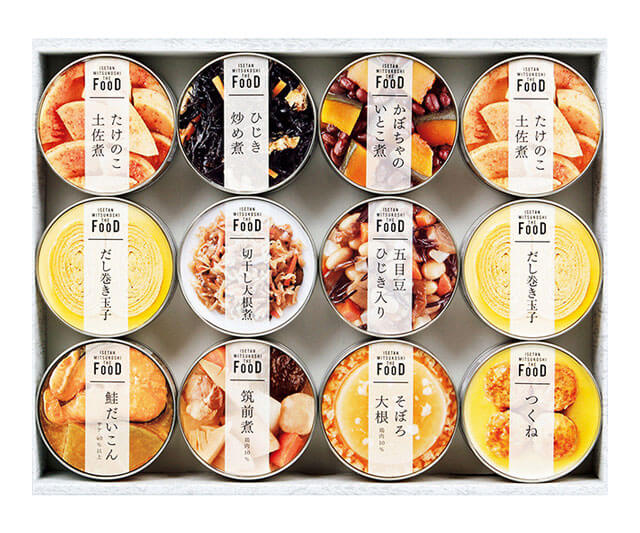 《お歳暮 三越伊勢丹限定》【ミツコシイセタン ザ・フード】和惣菜缶詰詰合せ